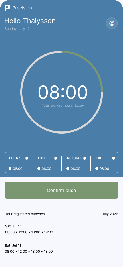 Precision Mobile App Showcase
